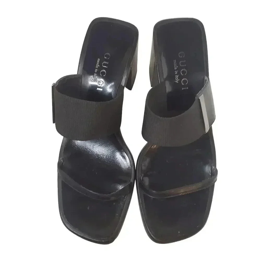 Gucci Sandal 6 BLK - Picture 5 of 12